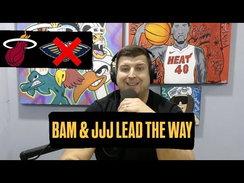 Miami Heat Beat Pelicans Before All Star Break w/ Big Nights From Bam Adebayo and Jaime Jaquez Jr.