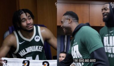 Cam Thomas has Bucks locker room laughing saying "I get buckets" after 34pts in 2nd game 😂