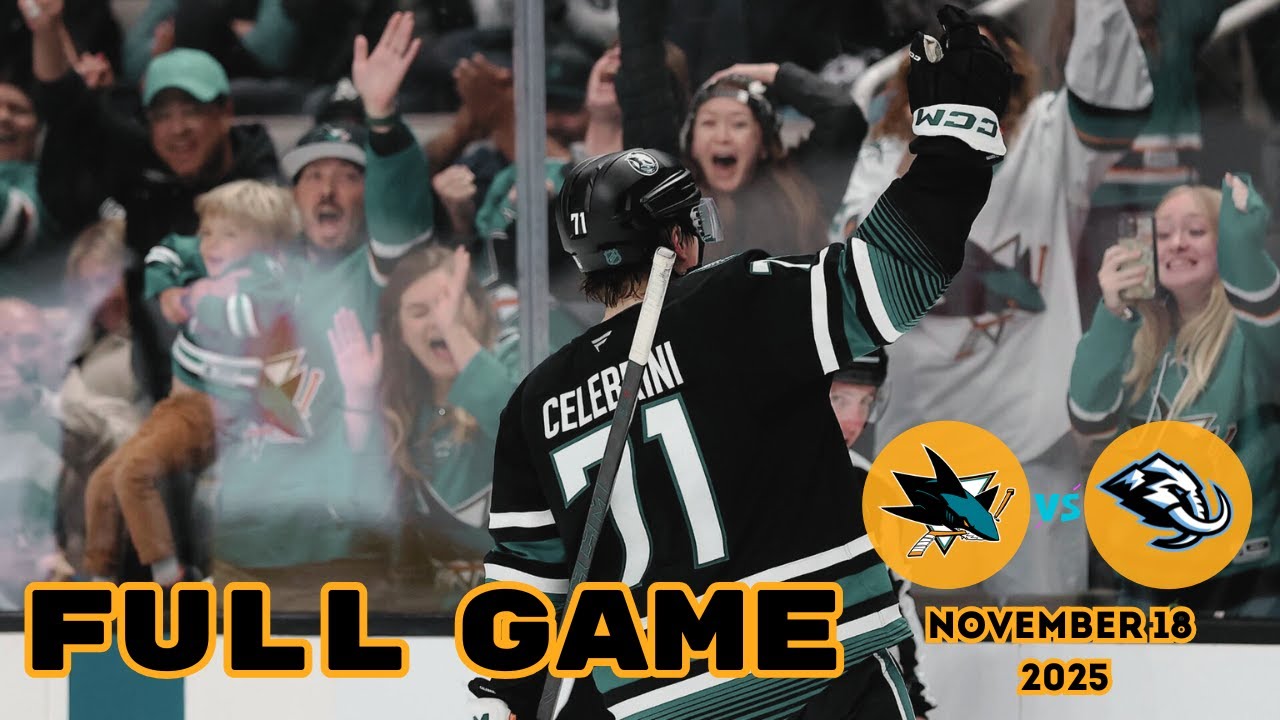 NHL Full Game | San Jose Sharks vs Utah Mammoth | November 18, 2025