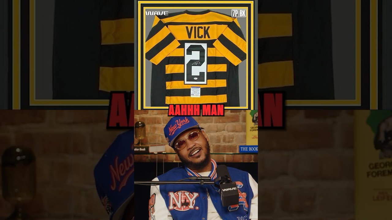 Mike Vick's NASTY Steelers 🐝 Jersey Joins The HOF 😂