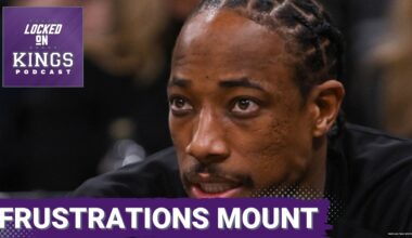 DeMar DeRozan LOSES COOL, chucks water bottle in latest Kings loss | Locked On Kings