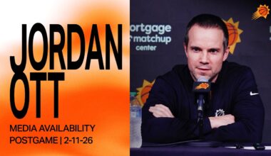 Head Coach Jordan Ott Postgame Media Availability | Phoenix Suns | 2-11-26