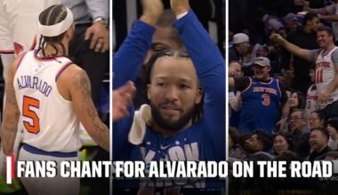 Jose Alvarado draws 'JOSE' chants ON THE ROAD after electric 8 3PM & 5 STL night 🙌 | NBA on ESPN
