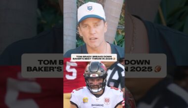 Tom Brady breaks down Baker’s best throw from last season 🎯 Watch more highlights on NFL+ #tombrady