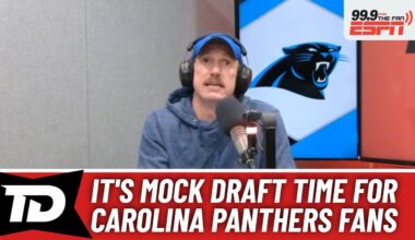 It's Carolina Panthers mock draft season