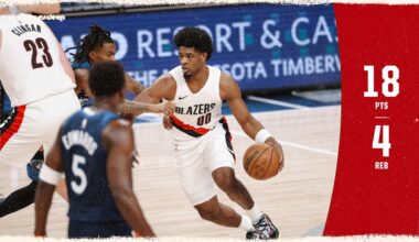 Scoot Henderson Drops 18 Points, 5-8 FG | Trail Blazers vs Timberwolves | February 11, 2026