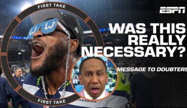 Stephen A. drops a REALITY CHECK on the Seahawks 👀 'Are we supposed to apologize?' | First Take