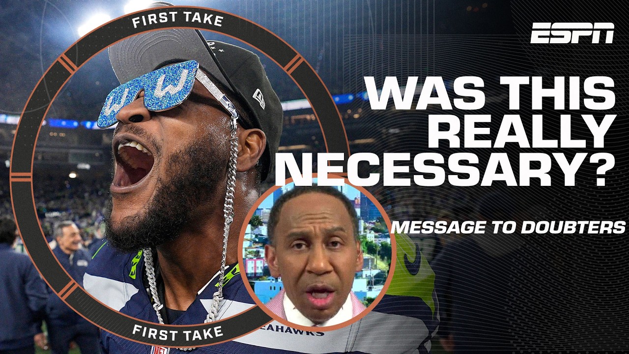 Stephen A. drops a REALITY CHECK on the Seahawks 👀 'Are we supposed to apologize?' | First Take