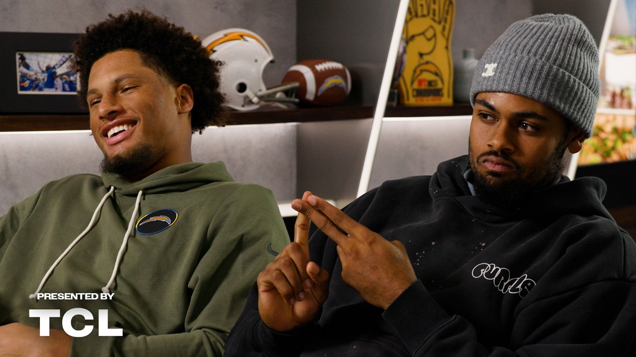 NFL Players Oronde Gadsden & Tre' Harris Answer The Internet | LA Chargers