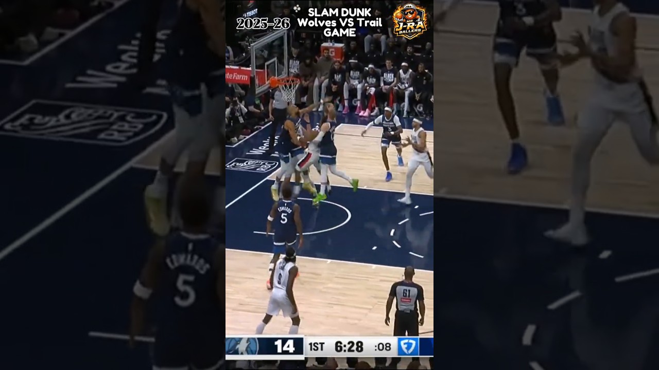 Trail Blazers V'S Minnesota Timberwolves |Trail 2 Times AT |Timberwolves 8 Times SLAM DUNK NBA 2026‎
