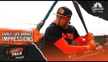 Giants Talk: Breaking down early impressions of Luis Arráez in spring training | NBC Sports Bay Area