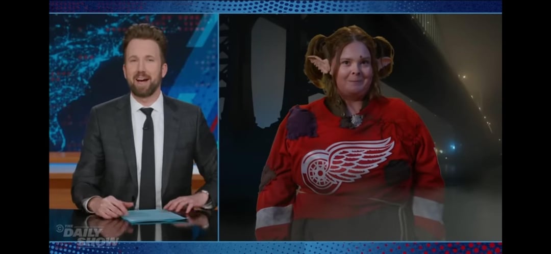 On the Daily Show, meet: “The Gordie Howe Bridge Troll”