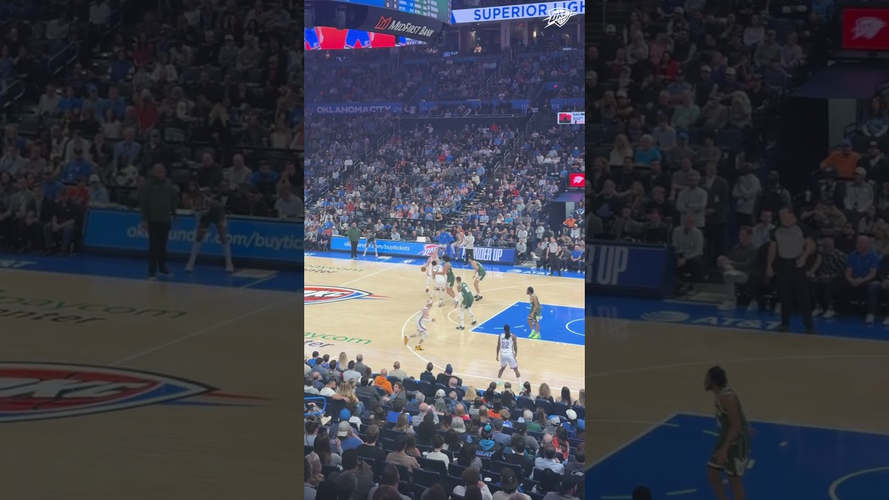 Nikola Topić scores his first career NBA bucket ⚡️ #okcthunder