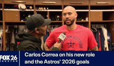 Carlos Correa talks Astros spring training, staying healthy & transition to third base