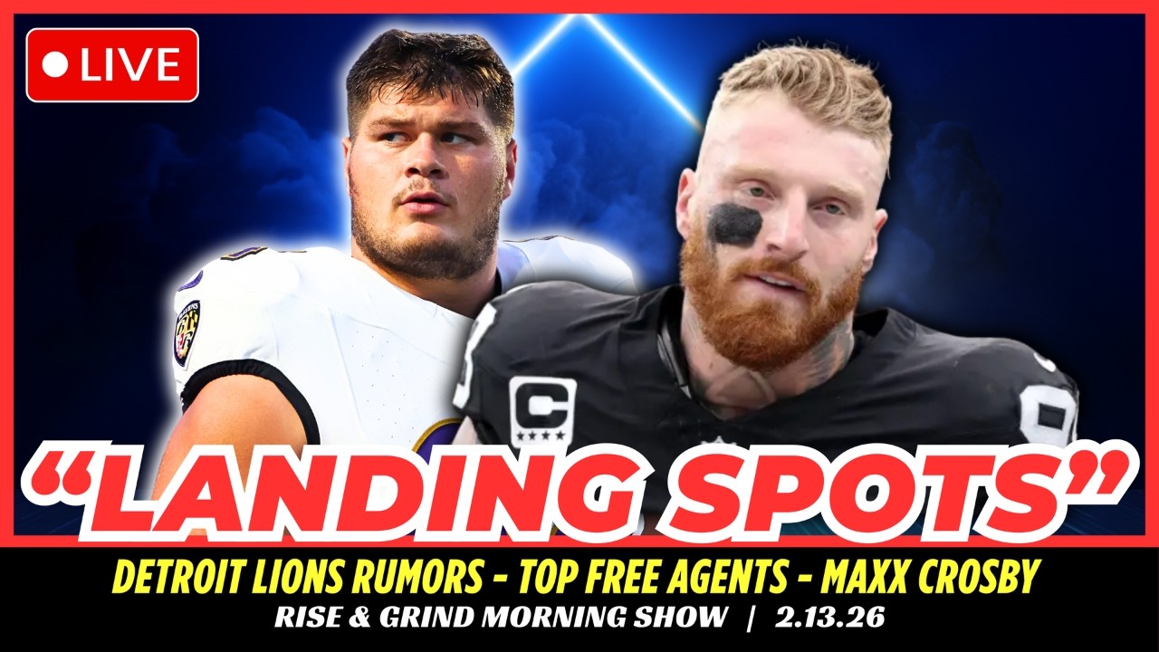 Detroit Lions News: Maxx Crosby Speaks Up - TOP FREE AGENT Landing Spots