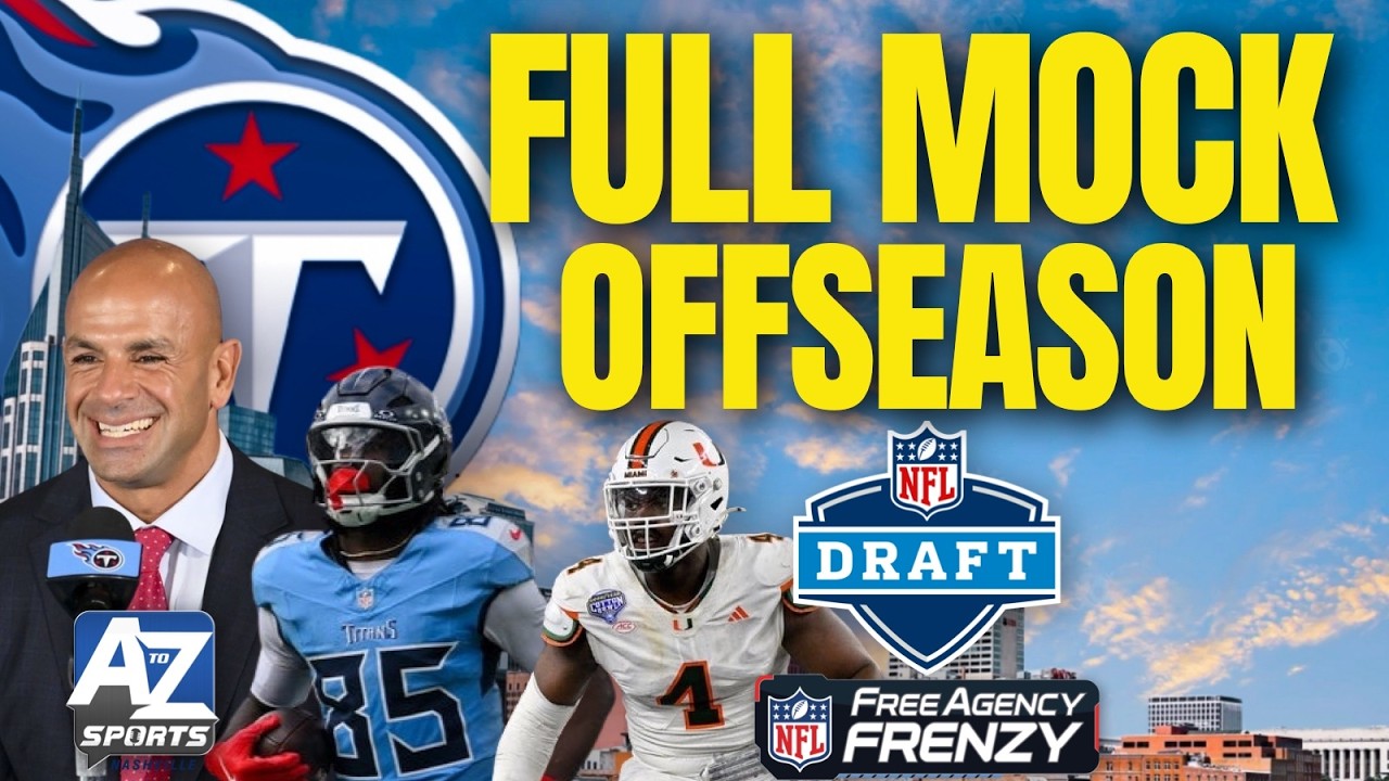 Full Titans Mock Offseason LIVE: cutting L'Jarius Sneed, Free Agency, and 7 Round NFL Mock Draft