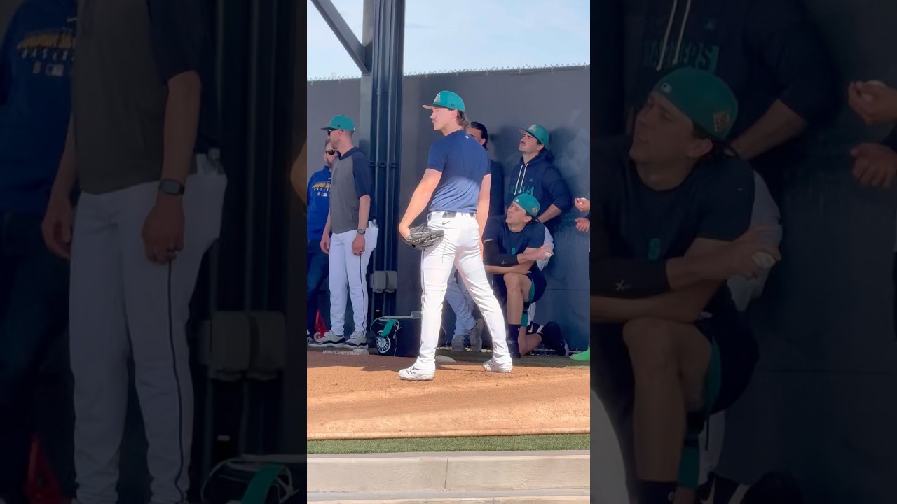 MARINERS SPRING TRAINING - Seattle Mariners - MLB - spring training - Bryce Miller - #mlb