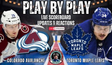 🏒 LIVE: Toronto Maple Leafs vs Colorado Avalanche NHL Play by Play & Reactions!