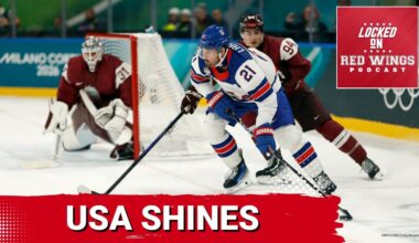 Larkin and Team USA SHINE as Men's Ice Hockey Tournament Begins
