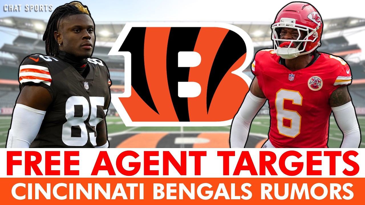 Cincinnati Bengals FREE AGENT TARGETS + Trey Hendrickson Tag Rumors