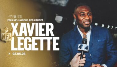 Xavier Legette Red Carpet interview at 2026 NFL Honors | Carolina Panthers