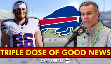 🚨Buffalo Bills Receive A TRIPLE DOSE OF GOOD NEWS
