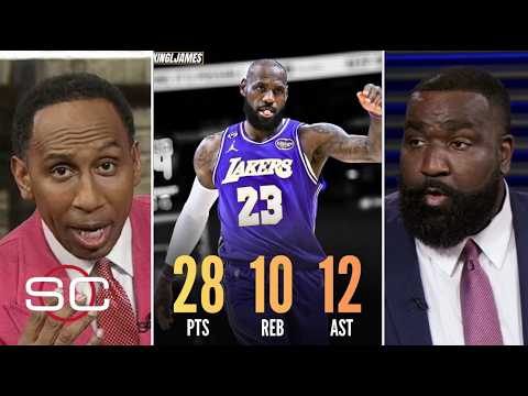 ESPN reacts to LeBron's 28 Pts triple-double in Lakers win vs. Mavs, Bucks beat Thunder without SGA