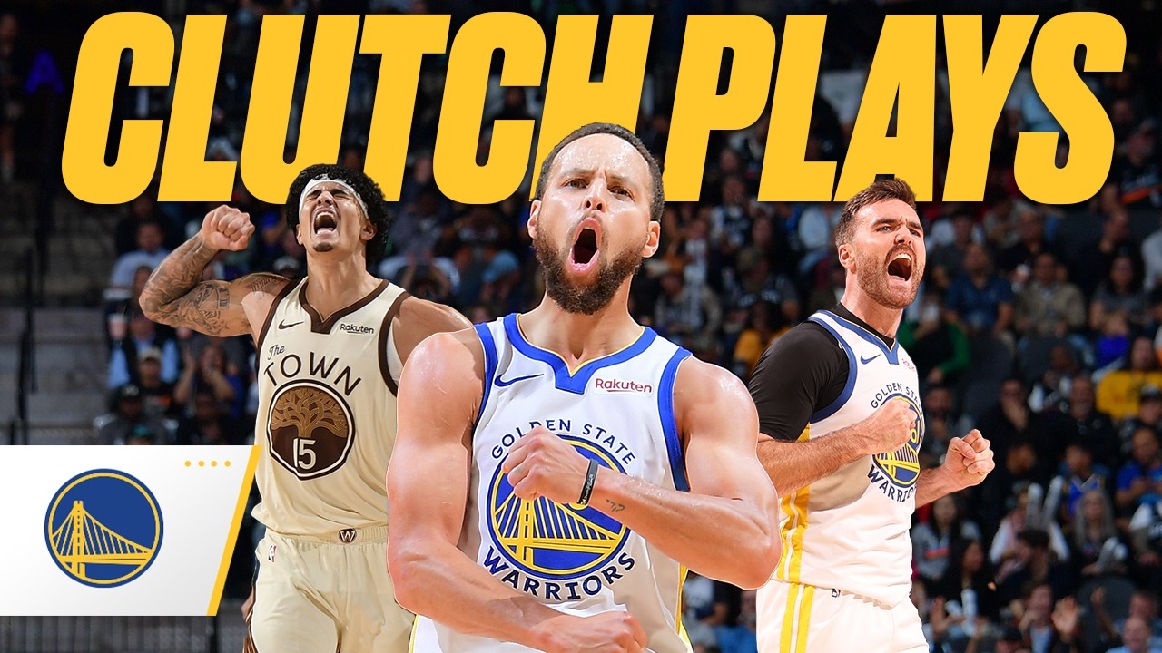 The Most CLUTCH Plays of the Warriors Season So Far
