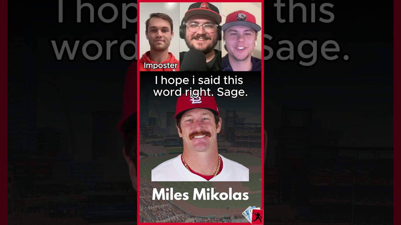 Cardinals Imposter - Can We Guess the Player? #STLCards #Cardinals #MLB #Baseball #Shorts