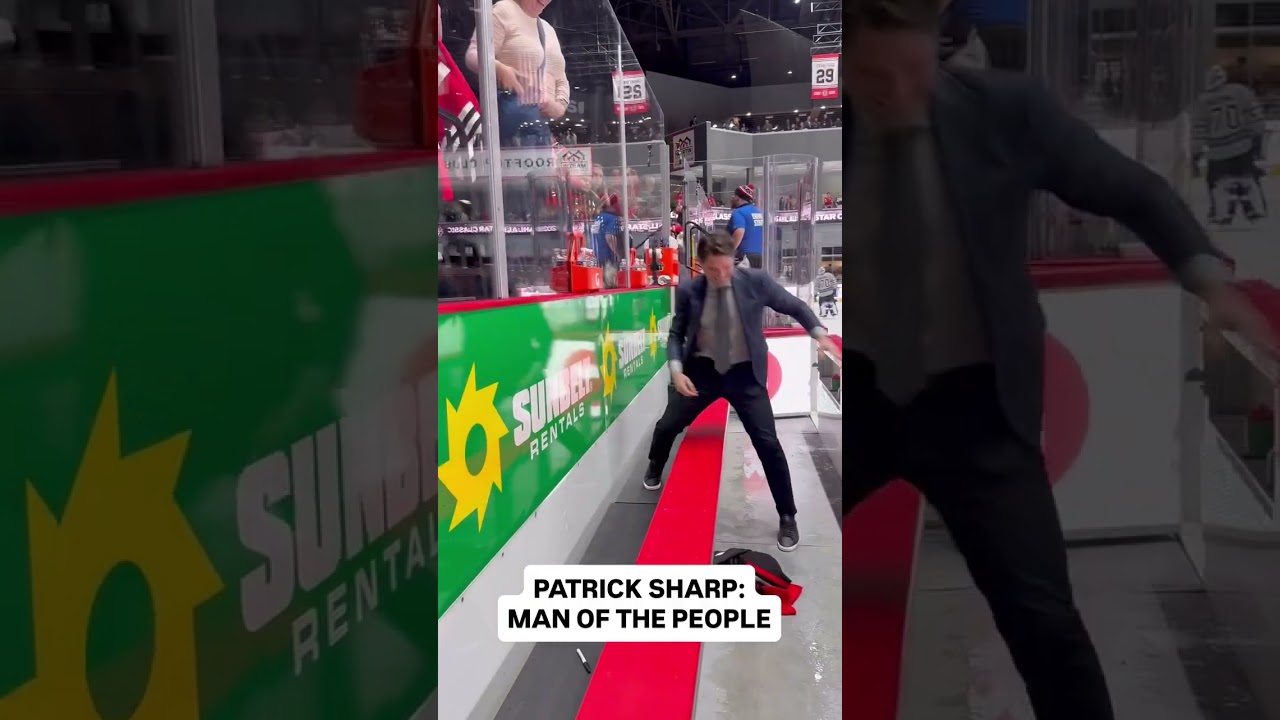 Former Olympian & Chicago Blackhawks Alternate Captain Patrick Sharp At The AHL All-Star Classic!