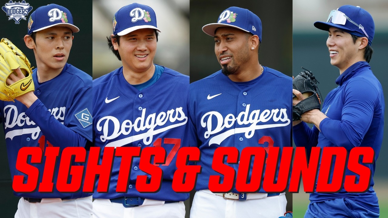 Shohei Ohtani & Edwin Diaz Throw 1st Bullpen, Roki Preview - Dodgers Spring Training Sights & Sounds