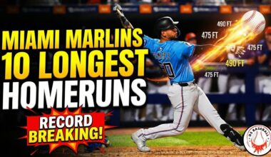 Miami Marlins | The Longest Homr Runs of 2025