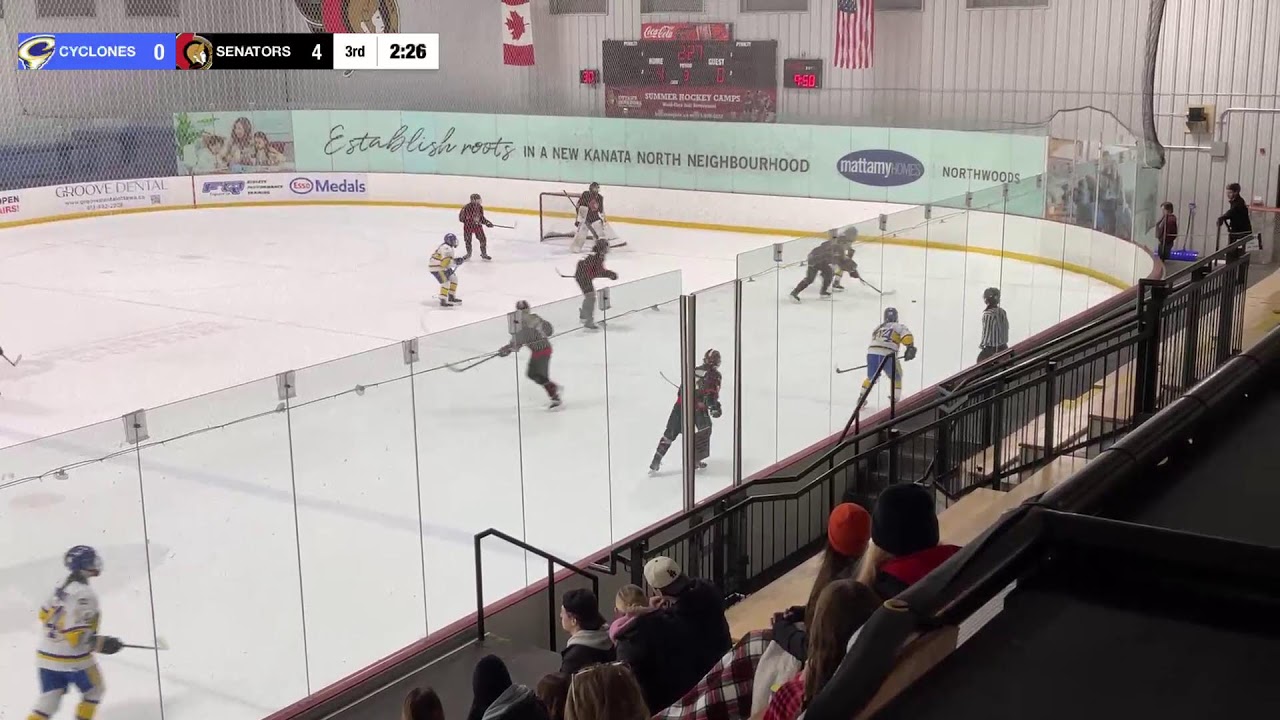 U18 AA:  CP Cyclones vs Ottawa Senators