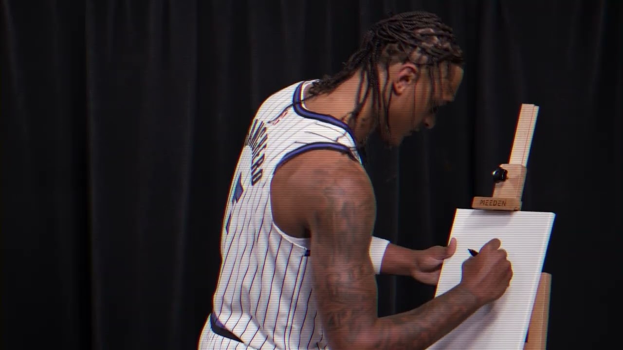 PAOLO BANCHERO DRAWS THE MILWAUKEE BUCKS LOGO! | THE JOY OF DRAWING