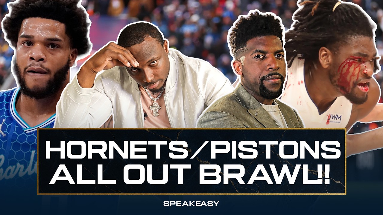 NBA Fights Are All Fake AF! Hornets vs. Pistons Brawl Reaction | Speakeasy