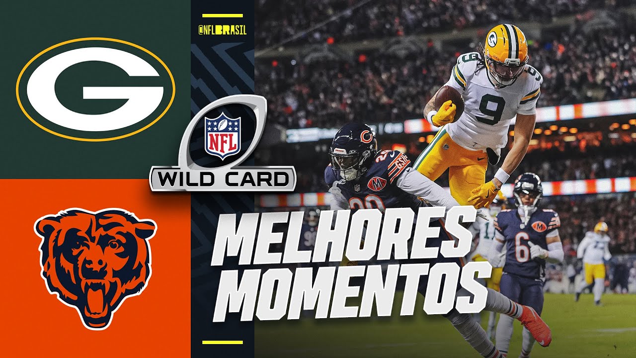 Green Bay Packers vs Chicago Bears | Melhores Momentos - Wild Card | NFL 2025