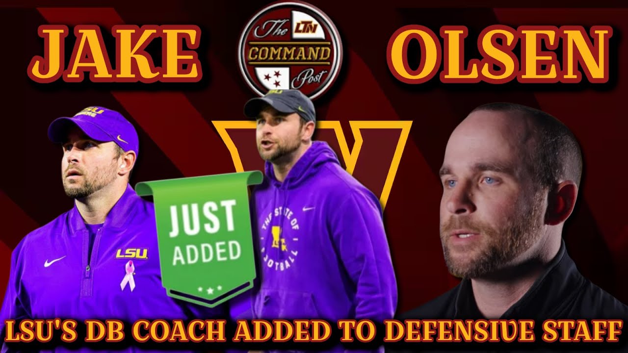 Command Post LIVE! | Commanders Add Jake Olsen to DEF Staff, As Daronte Jones Continues to Reshapes❗