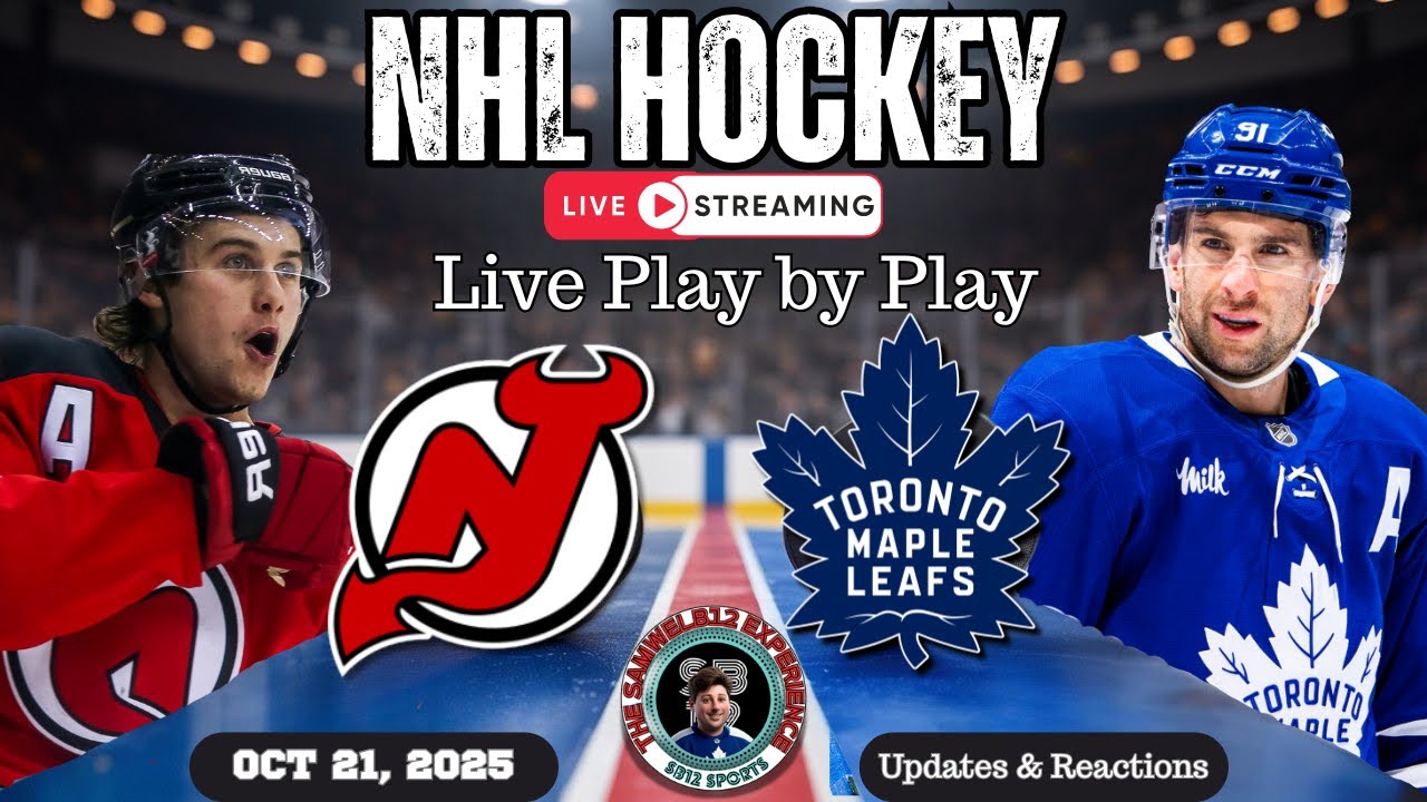 🏒 LIVE: Toronto Maple Leafs vs New Jersey Devils NHL Play-by-Play, Reactions & Chat