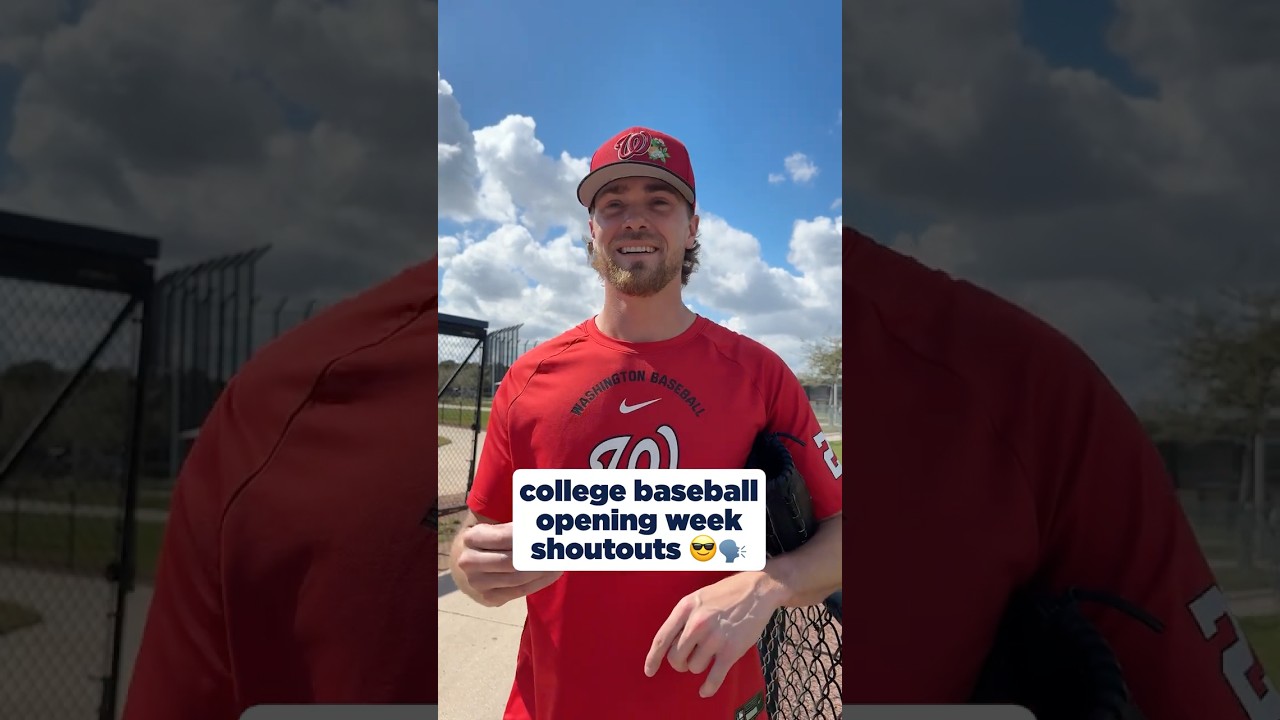College Baseball Opening Week Shoutouts 🔥🗣️