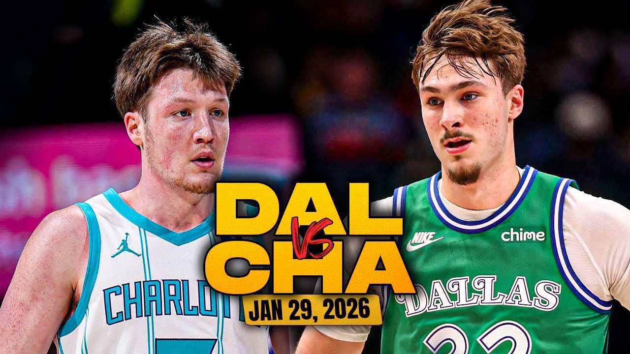 Dallas Mavericks vs Charlotte Hornets Full Game Highlights | Jan 29, 2026 | FreeDawkins