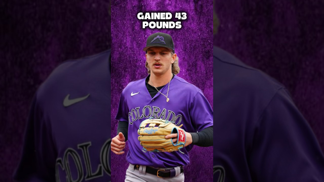 Zac Veen had a wild body transformation #mlb #coloradorockies #bodytransformation #baseball