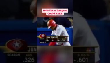 1999 Texas Rangers Could RAKE 🔥#texasrangers #mlb #mlbplayoffs #baseballlife
