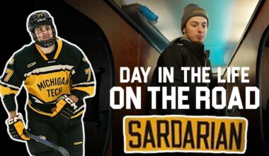 Day in the Life of Buffalo Sabres Draft Pick Stiven Sardarian | Michigan Tech Hockey