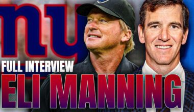 Giants QB Legend Eli Manning FULL INTERVIEW | Gruden Goes Long