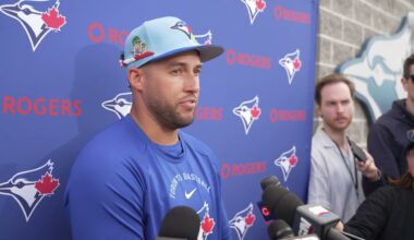 George Springer Blue Jays Spring Training Media Availability | Off The Roster