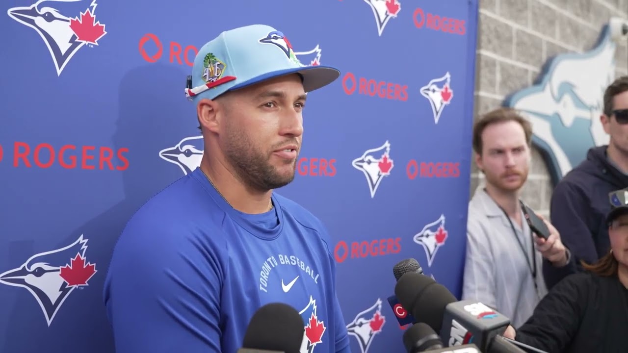 George Springer Blue Jays Spring Training Media Availability | Off The Roster