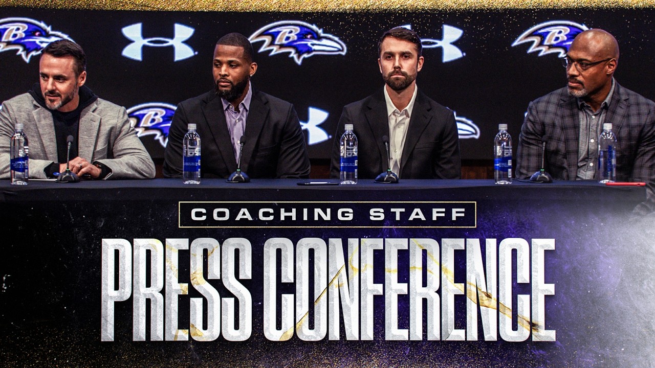 Declan Doyle, Anthony Weaver, Anthony Levine Sr. Coordinators Press Conference | Baltimore Ravens