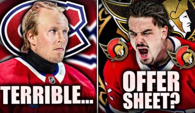 TERRIBLE PATRIK LAINE UPDATE + ARBER XHEKAJ OFFER SHEET TO THE OTTAWA SENATORS? HUGE HABS RUMOURS