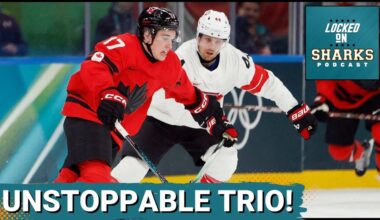 San Jose Sharks’ Macklin Celebrini SHINES with Connor McDavid & Nathan MacKinnon at Olympics