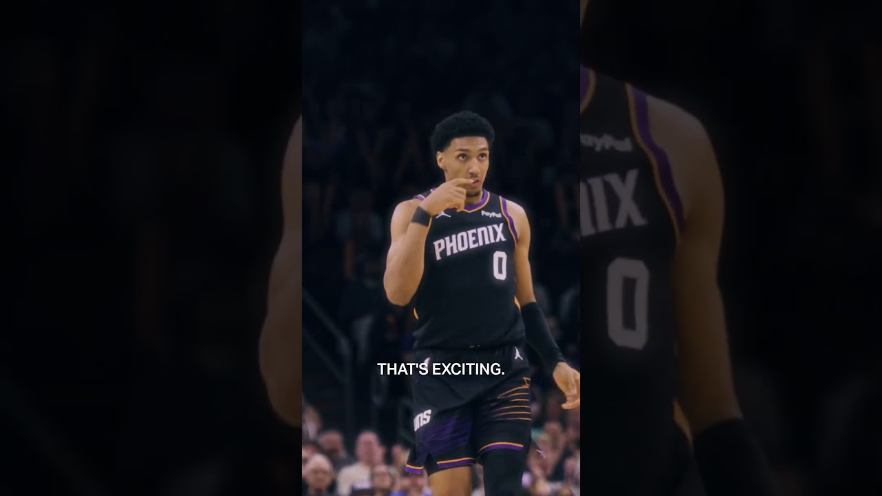 "What we're playing for the next 27 games, that's exciting." Suns hoops are BACK tonight ☄️ #shorts